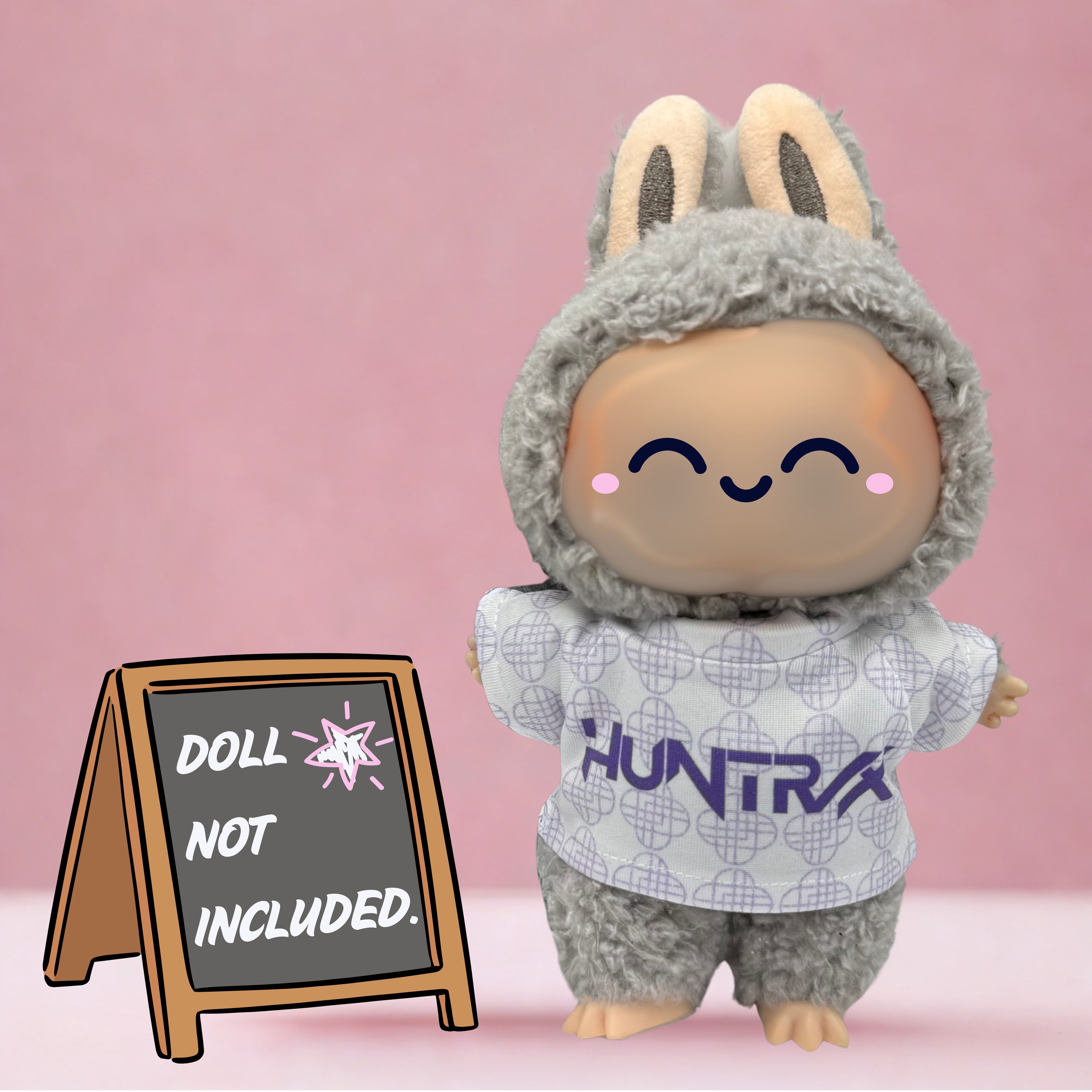 Kpop Demon Hunters Huntrix t-shirt for 17cm doll